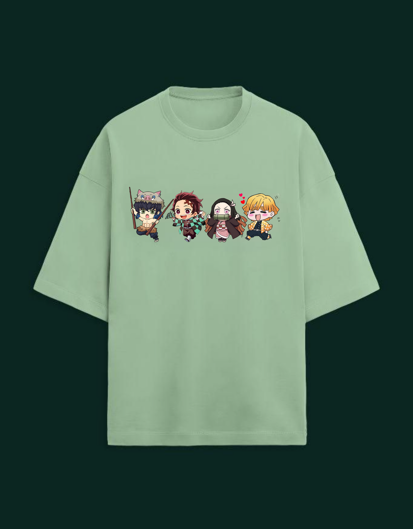 Demon slayer cute corps / premium unisex oversized t-shirt
