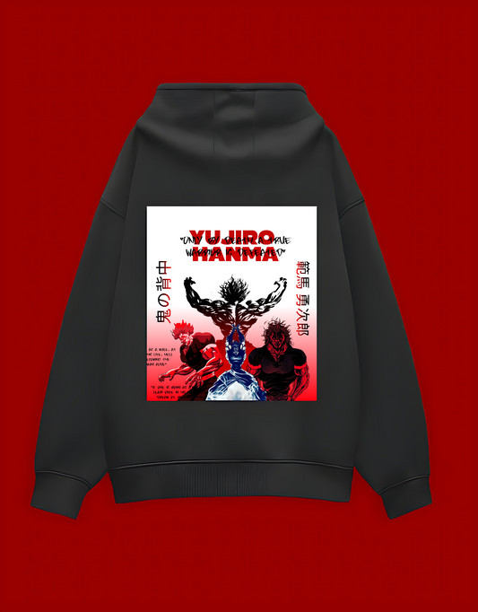 Yujiro Hanma Demon Back oversized hoodie / premium unisex hoodie