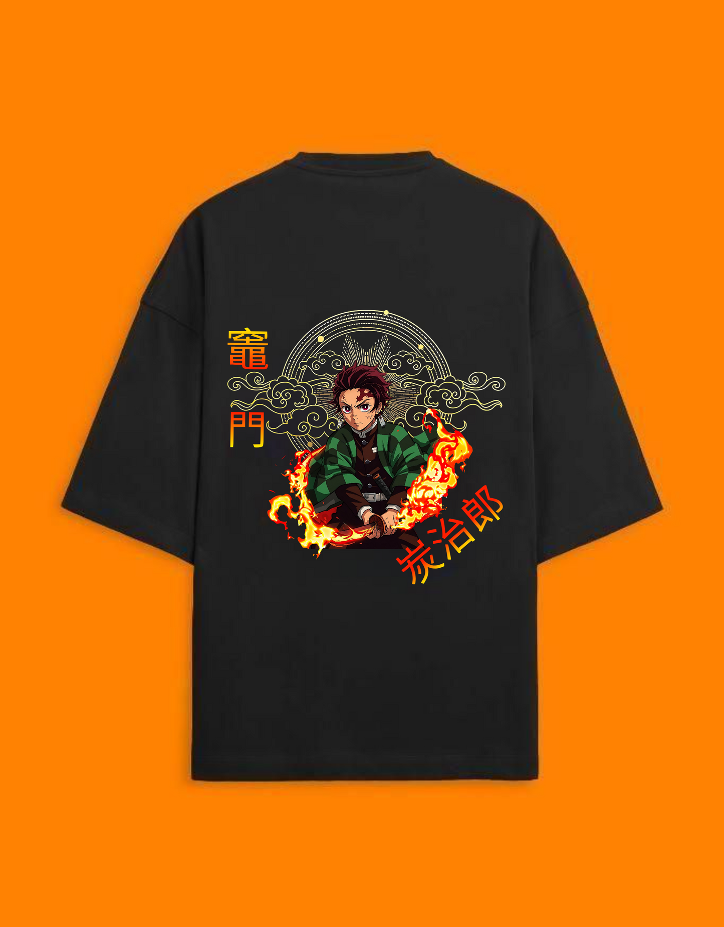 Tanjiro Kamado Dragon legacy oversized T-shirt / Unisex Premium Streetwear