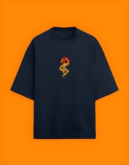 Tanjiro Kamado Dragon legacy oversized T-shirt / Unisex Premium Streetwear