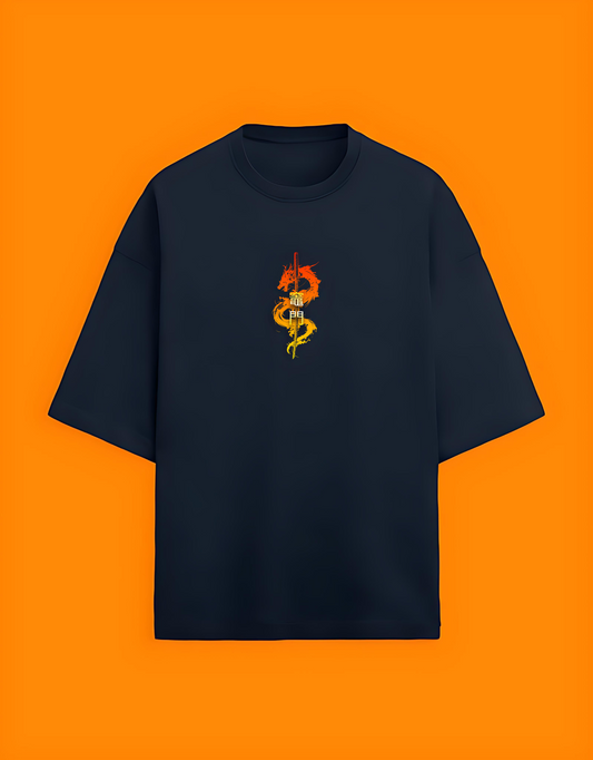 Tanjiro Kamado Dragon legacy oversized T-shirt / Unisex Premium Streetwear